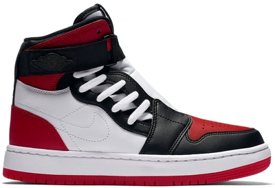 Pre-owned Jordan 1 Nova Xx Bred Toe (women's) In White/gym Red-black