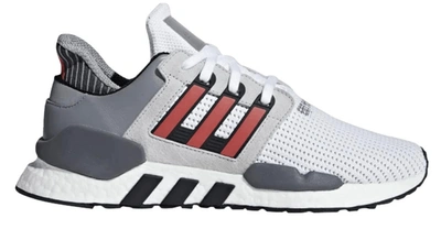 Pre-owned Adidas Originals Adidas Eqt Support 91/18 Hi-res Grey In Grey/hi-res Red/grey Two