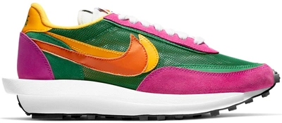 Pre-owned Nike  Ld Waffle Sacai Pine Green In Pine Green/clay Orange-del Sol-bright Magenta