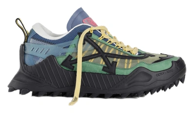 Pre-owned Off-white  Odsy-1000 Green Fw19 In Black/blue/green