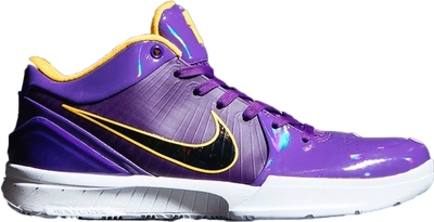 Pre-owned Nike  Kobe 4 Protro Undefeated Los Angeles Lakers In Purple/university Gold-white