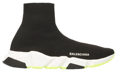 Pre-owned Balenciaga  Speed Trainer Black Yellow 2019