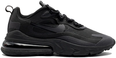 Pre-owned Nike  Air Max 270 React Hip Hop Triple Black In Black/oil Grey-oil Grey-black