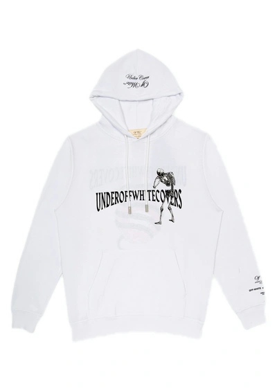 Pre-owned Off-white Undercover Skeleton Rvrs Hoodie White/multicolor