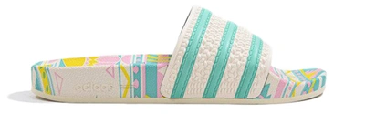 Pre-owned Adidas Originals  Adilette Arizona Green Tea With Lemon In Multicolor