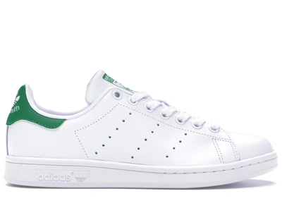 Pre-owned Adidas Originals Adidas Stan Smith White Green (women's) In Cloud White/cloud White/fairway