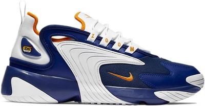 Pre-owned Nike Zoom 2k Deep Royal In Deep Royal Blue White Orange Peel |  ModeSens