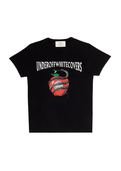 Pre-owned Off-white Undercover Apple T-shirt Black/multicolor