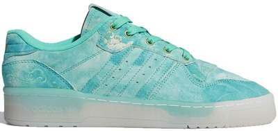 Pre-owned Adidas Originals Adidas Rivalry Low Singles Day (2019) In Hi-res Green/cloud White/gold Foil