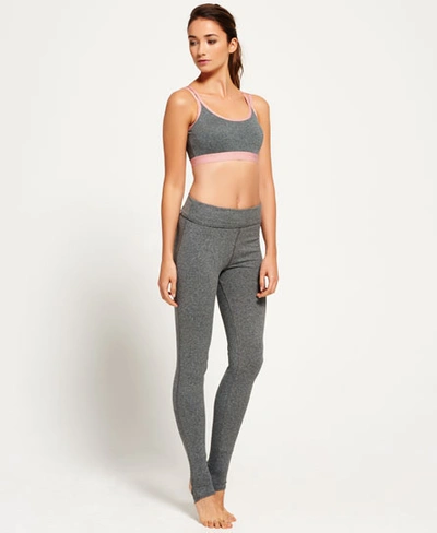 Superdry Studio Stirrup Leggings In Light Grey