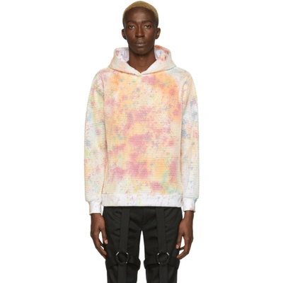 Who Decides War By Mrdr Brvdo Ssense Exclusive White Mesh Paint Splatter Hoodie