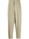 Ami Alexandre Mattiussi Oversize Carrot Fit Chinos In Neutrals