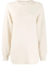 Extreme Cashmere Pullover Im Oversized-look In Neutrals