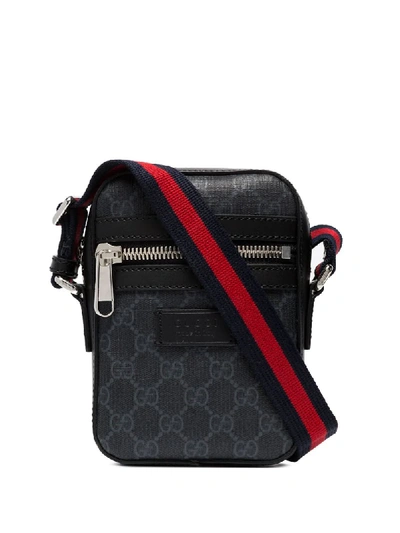 Gucci Black Stripe Shoulder Strap Bag