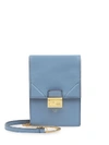 Fendi Kan U Vertical Wallet On Chain In Blue