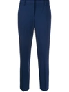 Theory Cropped Style Chinos In Blue