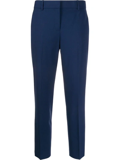 Theory Cropped Style Chinos In Blue