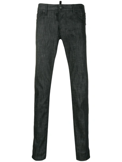 Dsquared2 Patch Detail Trousers In Black