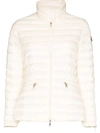 Moncler Safre Quilted Down Jacket In White