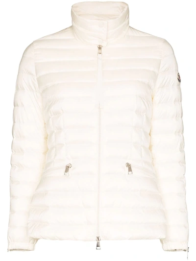 Moncler Safre Quilted Down Jacket In White