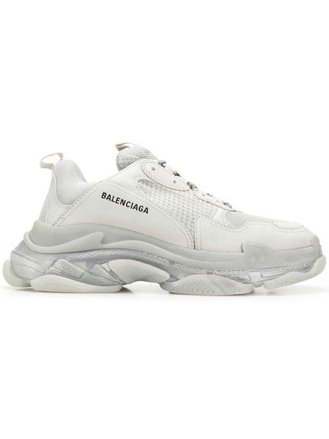 balenciaga triple s light grey