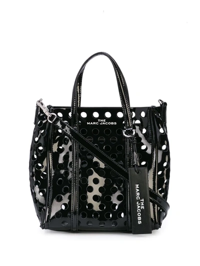 Marc Jacobs Tag Tote Black Leather Tote