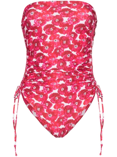 Juillet Lennox Printed Swimsuit In Pink