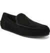 Vince Men's Gino Suede & Shearling Slippers In Black
