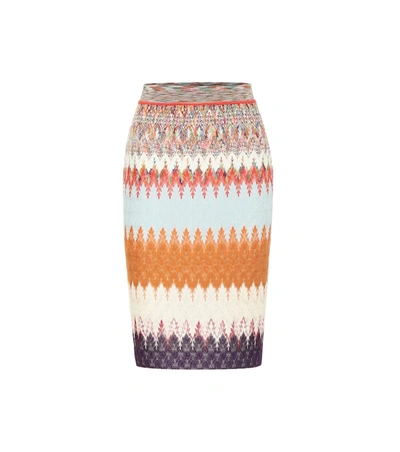 Missoni Knit Miniskirt In Multicoloured