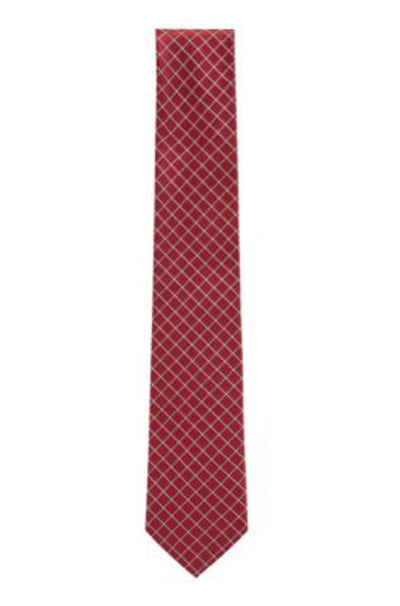 Hugo Boss Boss Men's Italian-made Tie In Light Red