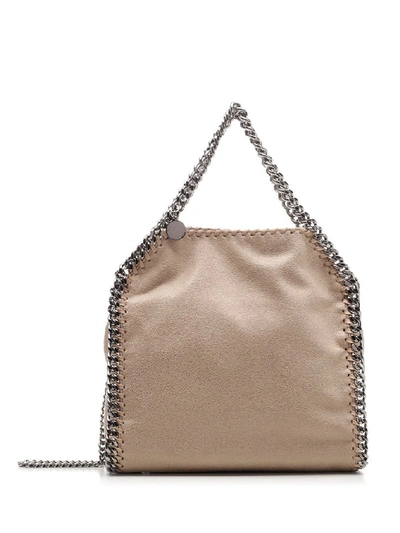Stella Mccartney Falabella Tiny Bag In Pyrite Color In Gold