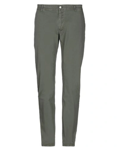 Grey Daniele Alessandrini Pants In Military Green