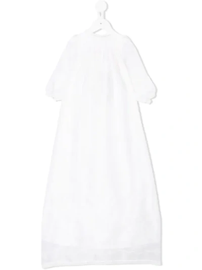 Dolce & Gabbana Babies' Lace Detail Ceremony Dress In White