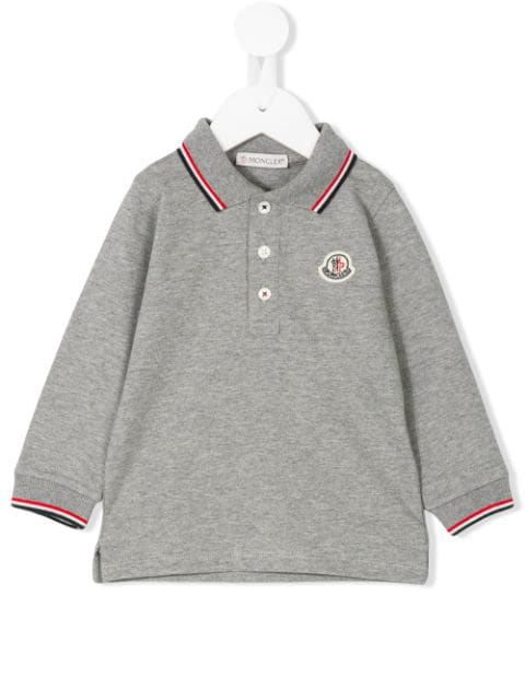 baby moncler long sleeve polo