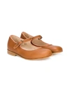 Pèpè Kids' Strappy Ballerinas In Brown