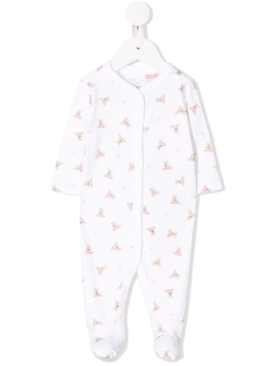 Ralph Lauren Bear Print Babygrow In White