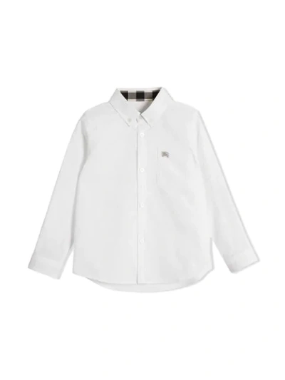 Burberry Kids' Classic Oxford Shirt In White