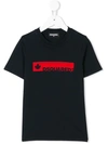 Dsquared2 Kids' Logo Printed T-shirt In Blue