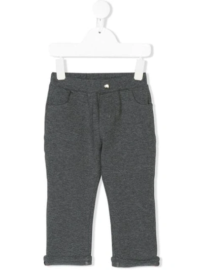 Moncler Babies' Straight-leg Track Pants In Grey