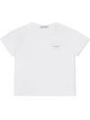 Dolce & Gabbana Babies' Logo Plaque T-shirt In White