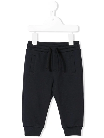 Dolce & Gabbana Babies' Jersey Track Pants In Blue