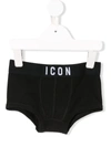 Dsquared2 Teen Icon Boxer Briefs In Black