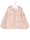 Moncler Babies' Hooded Rain Jacket In Pink