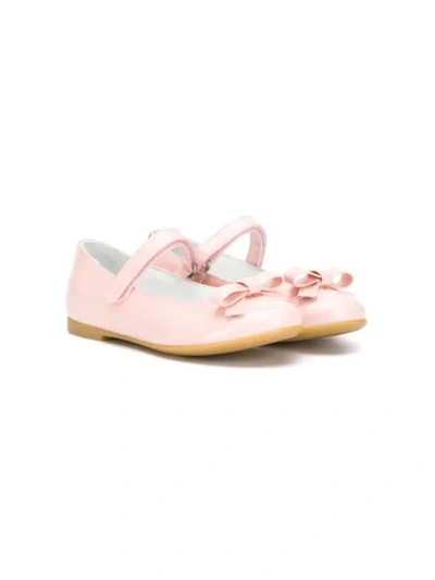 Andrea Montelpare Kids' Bow Mary Janes In Pink