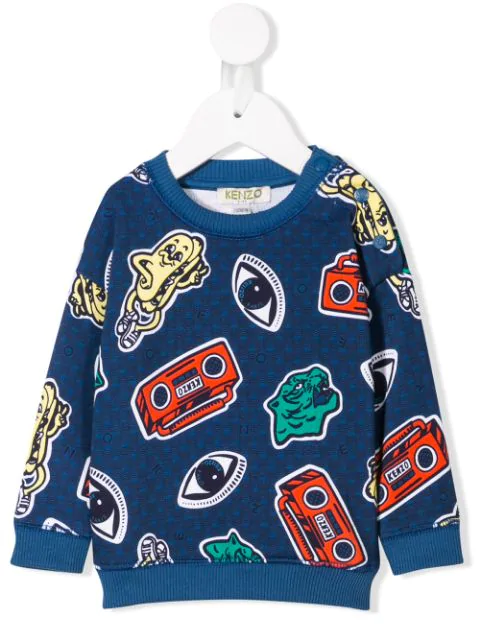 baby blue kenzo jumper