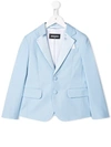 Dsquared2 Kids' Two-tone Blazer In Blue