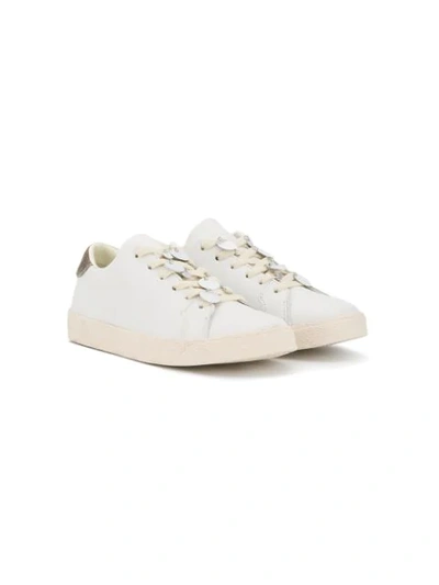 Douuod Kids' Embellished Trainers In White