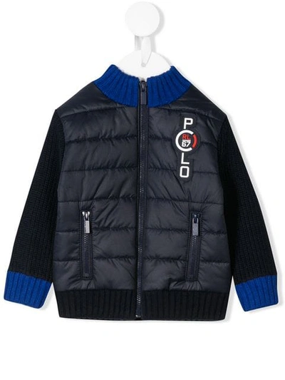 Ralph Lauren Babies' Hybrid Padded Jacket In Blue