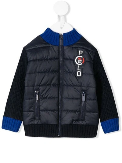 Polo Ralph Lauren Babies' Hybrid Padded Jacket In Blue