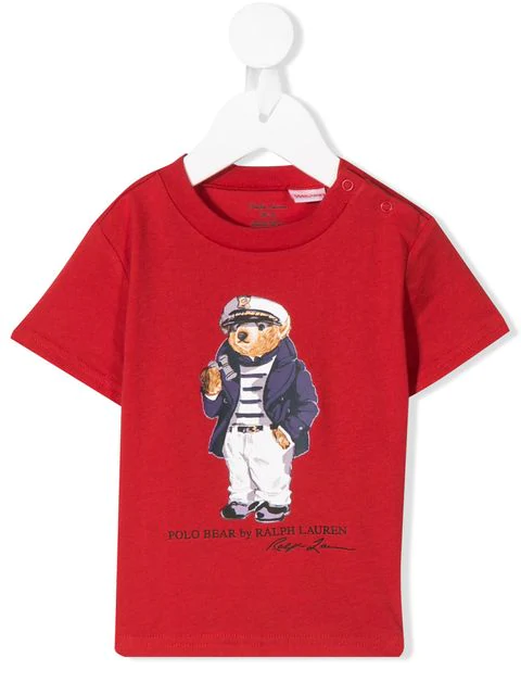 red polo bear t shirt